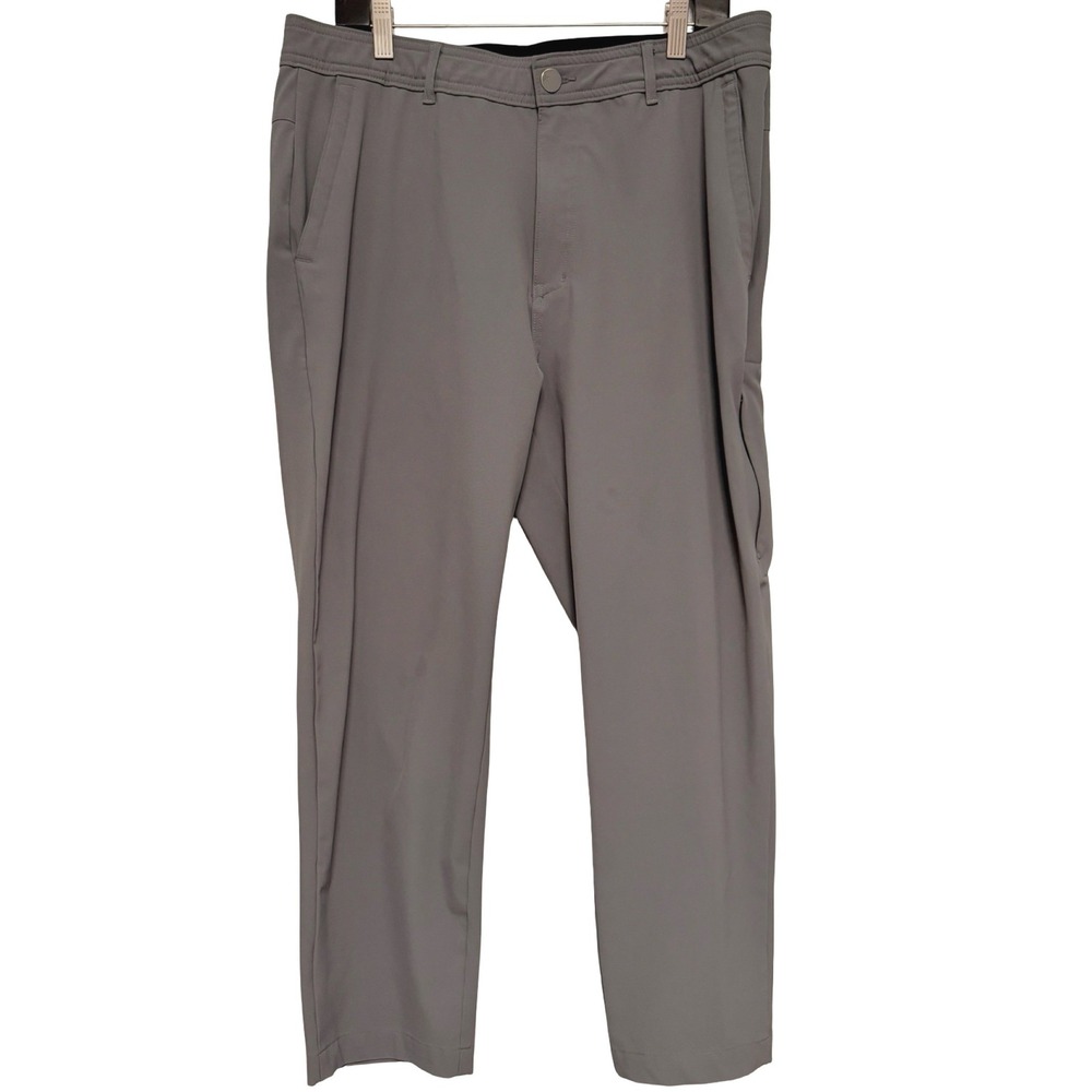 Hurley Hybrid Pants Men 36x29 Gray Stretch Performance Chino Hiking Golf